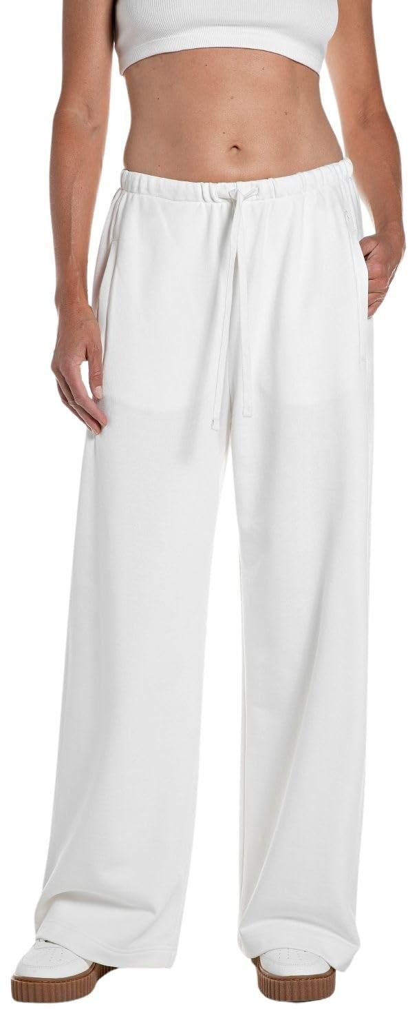 Replay Women's Jogging Bottoms, 011 Natural White, XL