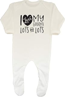 Shopagift Baby,Clothing,Baby Boys 0-24m,Sleepwear & Robes,Sleepsuits Shopagift Baby I Love My Grandma Lots and Lots Sleepsuit Romper