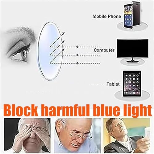 Upgraded Blue Glasses Self Adjusting For Women & Men,Auto Focus Intelligent Dual Focus Eye Glasses Far And Near (5pcs) - 4