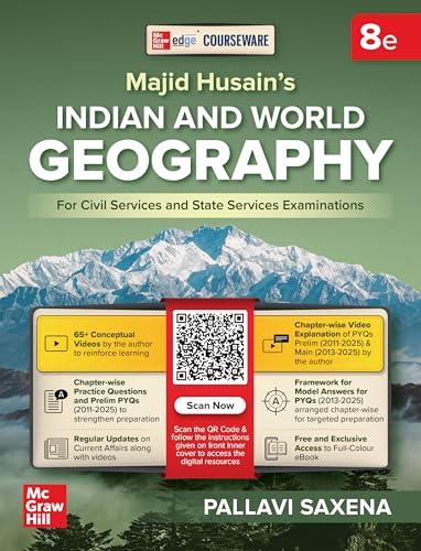 Indian & World Geography, 8e for UPSC 2026 by Pallavi Saxena | 65...