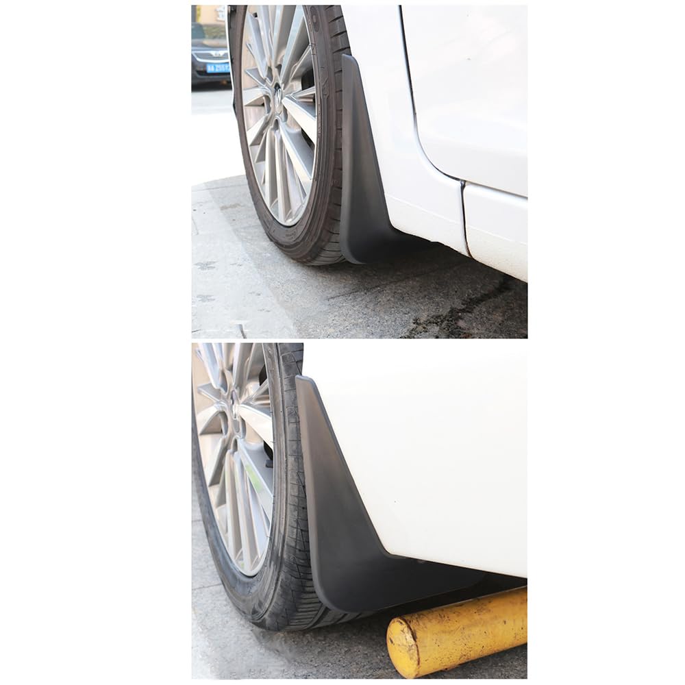 4 PCS plastiche Flessibili Paraspruzzi per Leapmotor B10 2025 nteriore Posteriore Parafanghi Resistenti deformano Facilmente graffiano