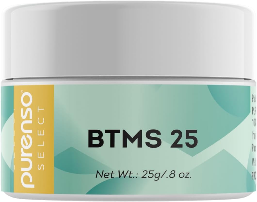 Purenso Select - BTMS 25 I Behentrimonium Methosulfate Cetearyl Alcohol Emulsifying Conditioner, 25g