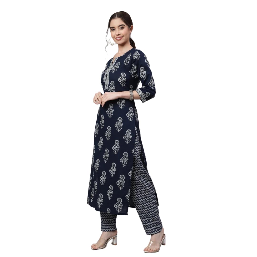 GloriousAvenueWomen Kurti and Trouser Set | Ladies Top Kurta Kameez | Ready to Wear Dress