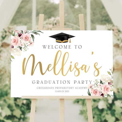 image for Mapileng Welcome To The Graduation Celebration Sign, Modern Minimalist