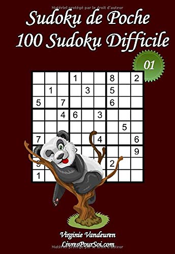 Télécharger Sudoku de Poche - Niveau Difficile - N°1: 100 Sudokus Difficiles - à emporter partout - Format poc PDF