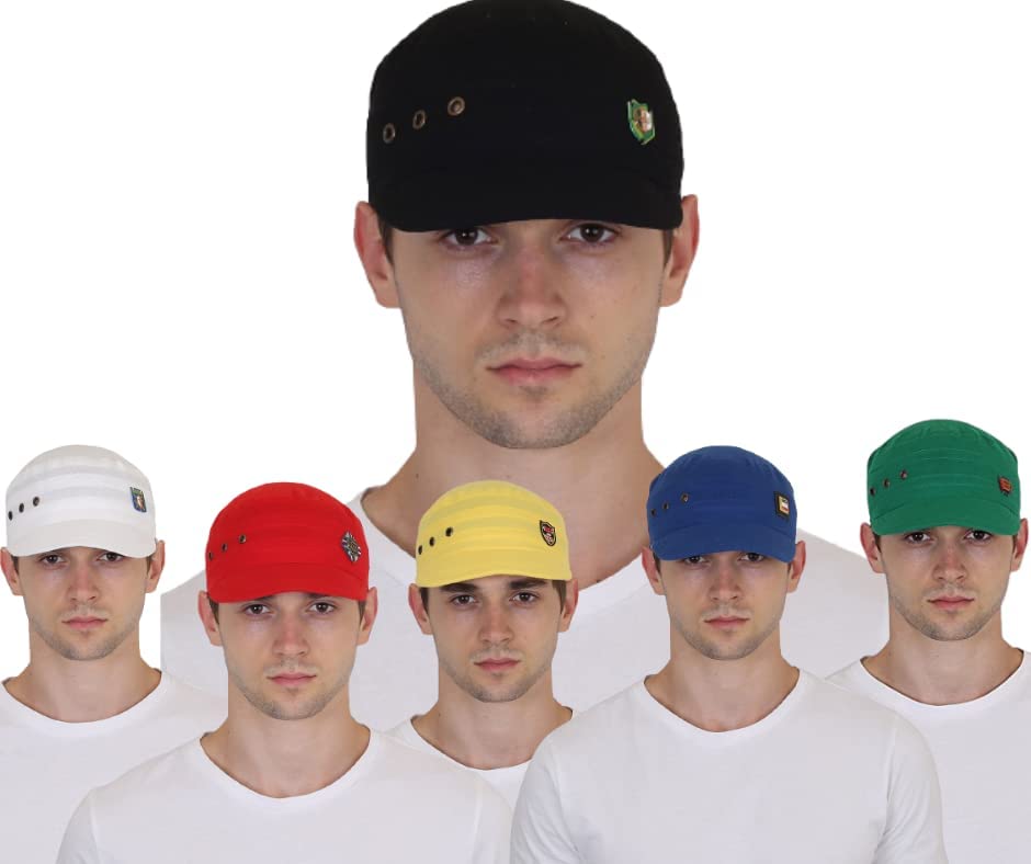 Summer Men and Women Foldable & Breathable Cotton Pocket Cap for All Sports and Outdoor Activities, Easy to Carry (Free Size) ((Red, Blue, Black,White,Green,Yellow))-image-49