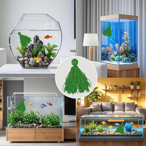 Image of 1PCS Fish Spawning Mop,Fish Breeding Mops Floating for Egg Laying,Decorative Aquarium Grass (1PCS)