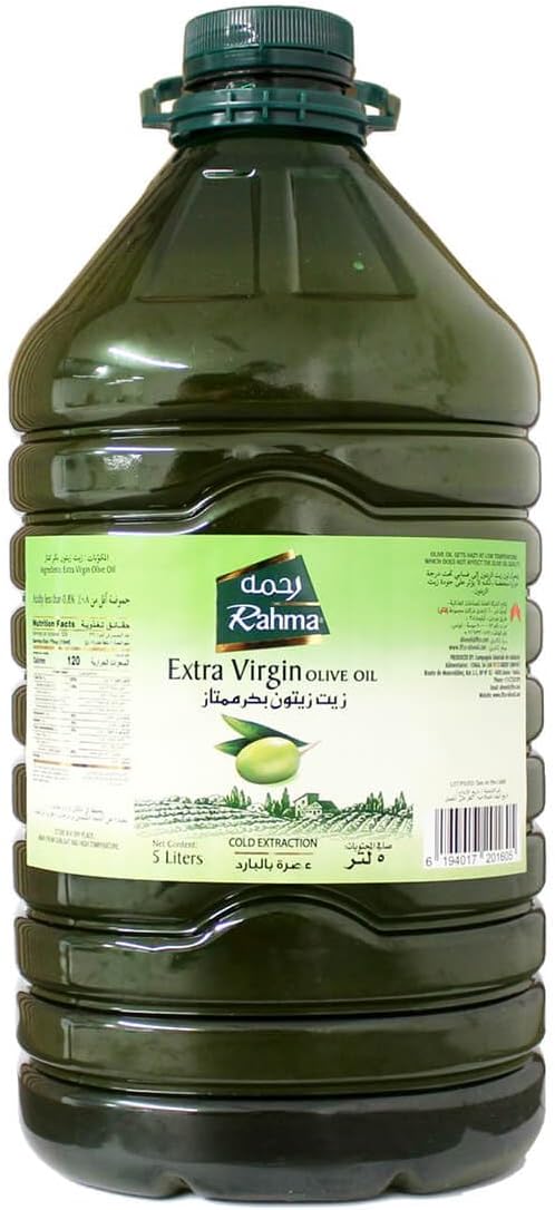 Rahma Extra Virgin Oil Olive in PET Bottle, Spain - 5LTR