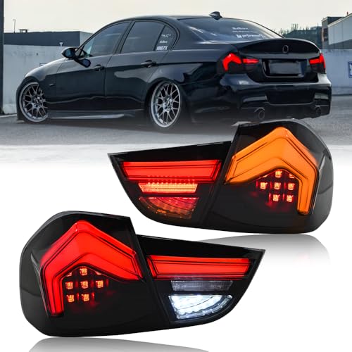T T-ABC New Taillight Compatible with 2005-2026 BMW 3 Series Tail Light E90 F30 G20 Rear Lights 328i 335i 320i 330i 340i 328d 330e M340i xDrive Sedan Accessories N/A Convertible Coupe (T1S 05-11 E9X)