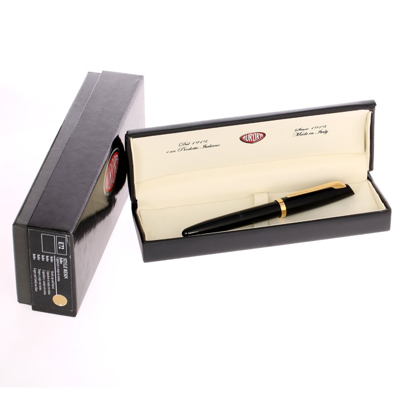 Aurora E12-DN penna stilografica Nero, Oro