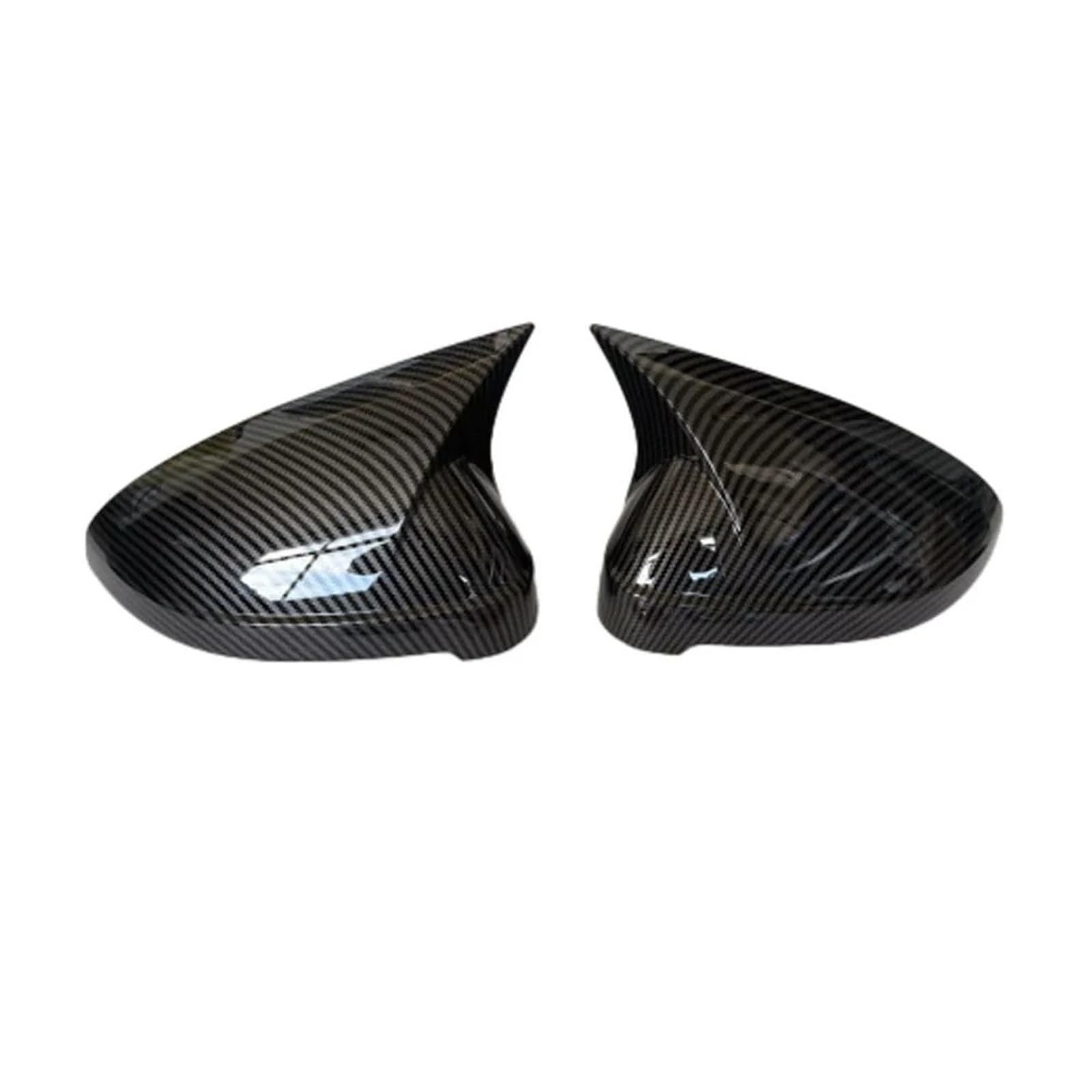Coques de rétroviseur Audi A4 B9 masquer rayures look carbone