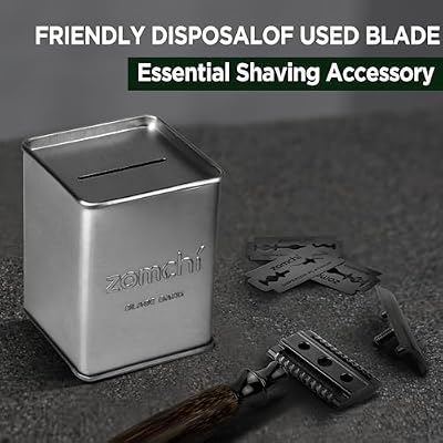 Razor Blade Bank with 100 Counts Safety Razor Blades