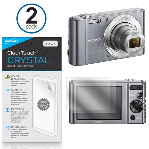 Protector de pantalla BoxWave para Sony Cybershot DSC-W810, pack de 2 películas 2