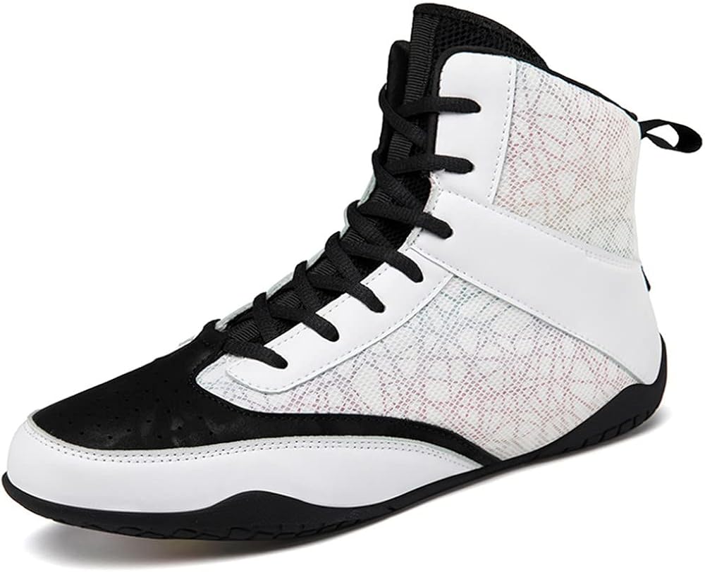 Zapatos de Boxeo para Hombres Zapatos de Lucha Profesional Zapatos de Entrenamiento físico Botas de Boxeo para Mujeres