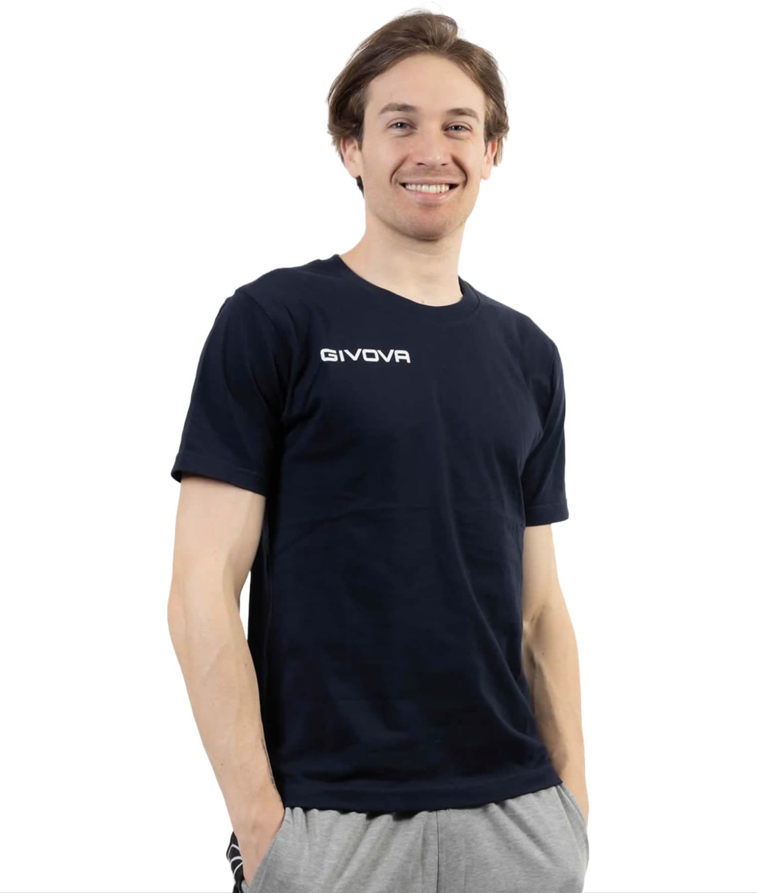 Givova BLUE CUBE COTTON T-SHIRT Size S