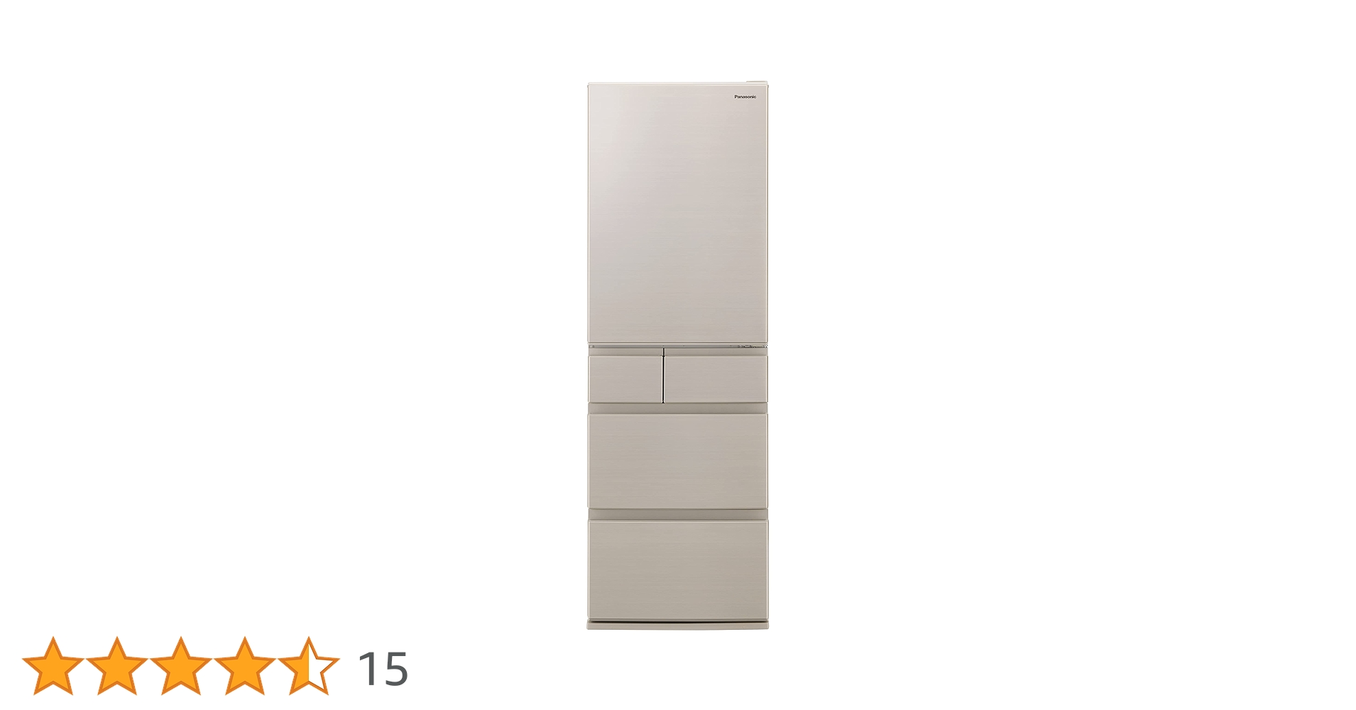 Amazon.co.jp: パナソニック 冷蔵庫 幅60cm 406L グレイン