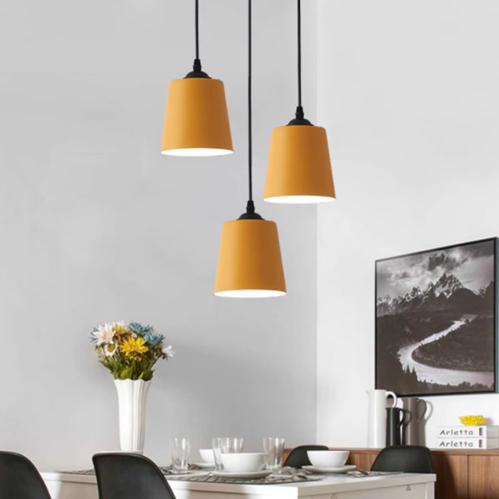 Lámpara Colgante Moderna De Metal Para Isla De Cocina O Dormitorio