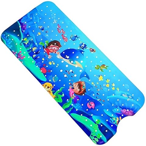 Yomersiah Non Slip Cartoon Baby Bath Mat Cover