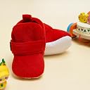 Neska Moda Baby Boys & Baby Girls 6 to 12 Months Velvet Booties (Red) -BT784 gallery image