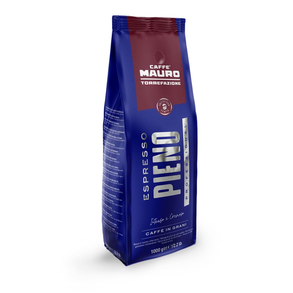 Caffe Mauro Espresso Peino Whole Bean Coffee 2.2lb
