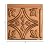 FASÄDE Traditional Style/Pattern 1 Decorative Vinyl Backsplash Panel in Antique Bronze (6X6 Inch Sample)