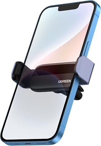 UGREEN Araç Telefonu Tutucu Döndürme Alüminyum Kol iPhone ile Uyumlu Galaxy Huawei Redmi (Siyah)