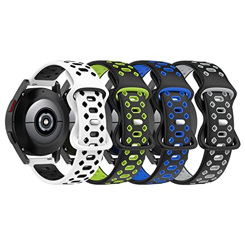 BabyValley Silicone Bands Compatible for Kospet Tank T2/M2 Replacement Bands, Soft Adjustable Wrist Strap Bands for Kospet Tank M2/ T2 Smartwatch Accessories (4 Colors B)