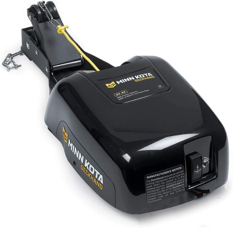 Miniatura 3 de Minn Kota DH 40 - Cabrestante de anclaje eléctrico para barco - Potente capacidad de anclaje de 40 libras - Anclaje de barco sin complicaciones