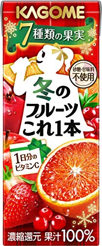 カゴメ 冬のフルーツこれ一本200ml ×24本 カゴメ 冬のフルーツこれ一本200ml ×24本