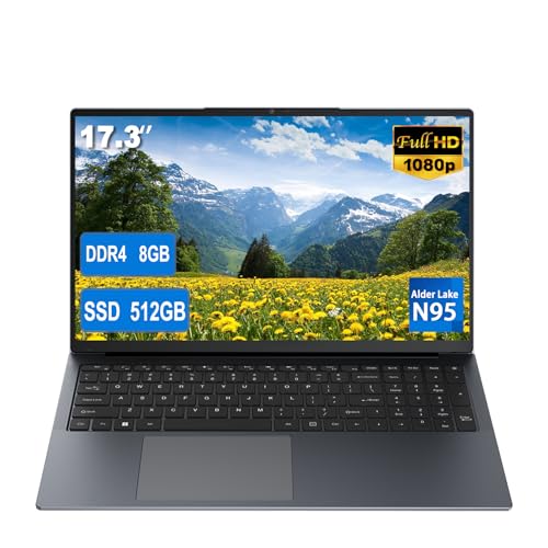 17-Inch Laptop with Backlit Keyboard and SSD