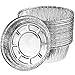 30 Piezas Bandeja de Aluminio Desechable, Utensilios para Hornear de Papel de Aluminio Reutilizables y Reciclables para Pasteles Pequeños, Tartas de Mermelada, Etc