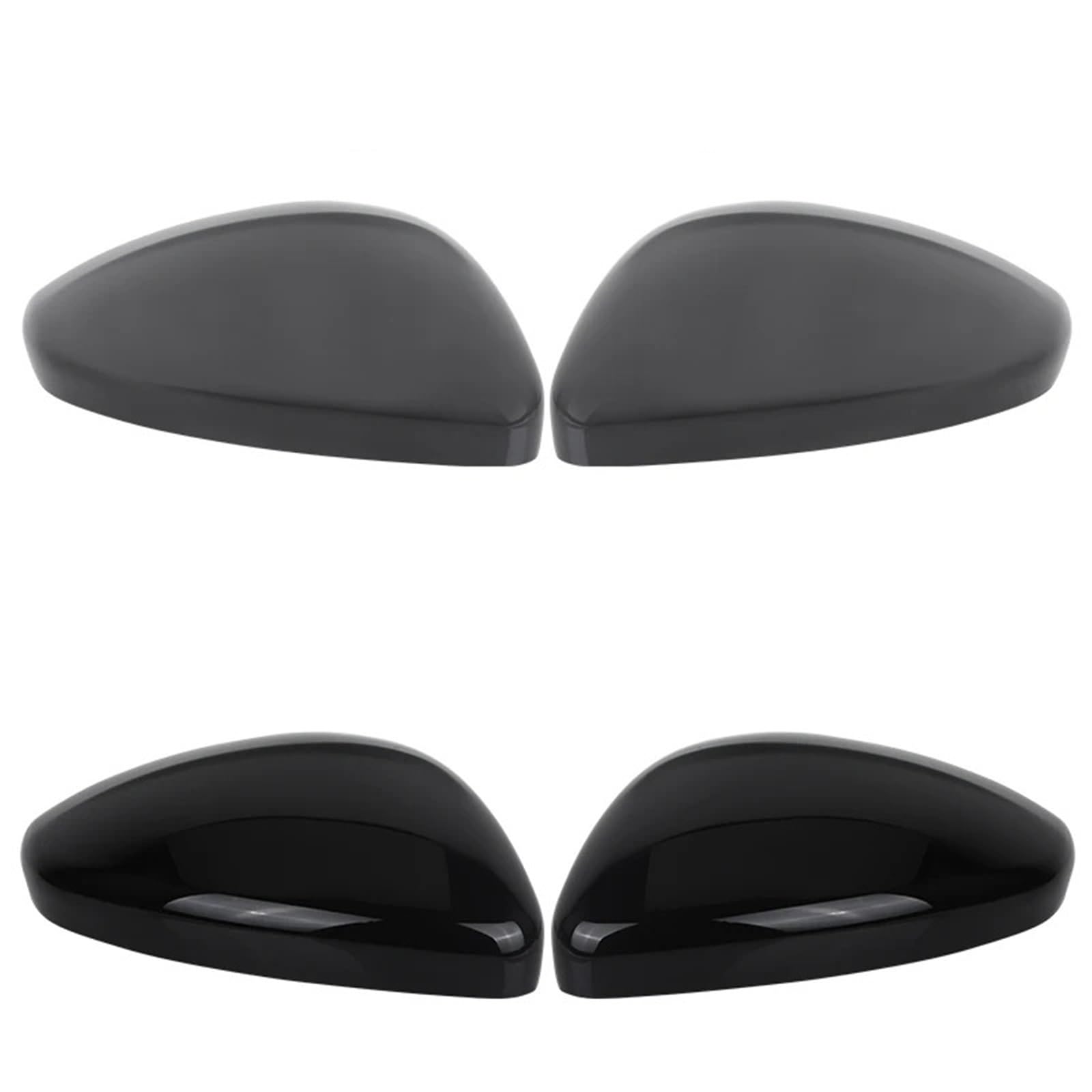 Auto Spiegelkappen Für Peugeot 308 MK2 T9 2013 2014 2015-2022 | Rückspiegel-Abdeckungstür für Kotflügel-Rückspiegel-Kappenverkleidung(Right-Primed Black)
