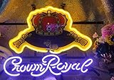FINEON Crown Neon Sign- Blue Ice Mountain 17”×13” for Home Bedroom Garage Decor Wall Light, Striking Neon Sign for Bar Pub Hotel Man Cave Recreational Game Room