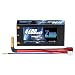 Zeee 2S Shorty Lipo 7.4V 100C 4600mAh Hardcase Lipo Battery with 4mm Bullet Deans Ultra Plug Connector for RC 1/10 Scale Vehicles Car,Trucks,Boats