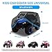 Kids Ride-On Toy Car Cover, Heavy Duty 420D Oxford Kids Electric Car Cover Waterproof All-Weather Protection for Power Wheels Jeep & Toddler Electric Vehicles, Universal Fit with Reflective Strips