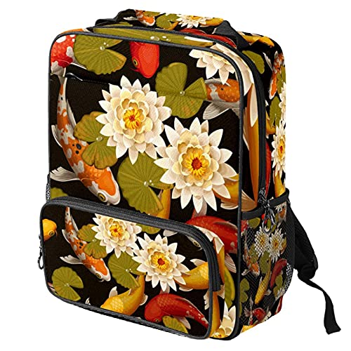 Sac de travail tendance au motif floral poisson pour vos déplacements professionnels quotidiens
