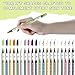Wormhole Tattoo 10PCS Temporary Tattoo Markers Skin-Friendly, Dual-End, Tattoo Stencils for Body and Face, Easy to Use Art Markers Kit for Creative One - Vibrant/Multicolor/Assorted Inks