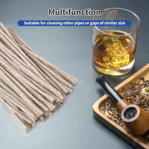 Phinus 300 Pack Pipe Cleaners Pipe, 6-Inch Pipe Cleaners Bulk, Cotton and Plastic Pipe Cleaner, Pipecleaners for Removing Tar & Resin, Pipe Cleaners for Plastic Metal Ceramic Wood Pipe, cream - Image 7