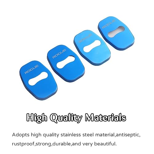 Miniatura 4 de Kakash Accesorios interiores personalizados para Nissan Rogue 2022 2023 cubierta de acero inoxidable para cerradura de puerta de automóvil,