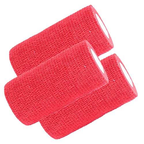 VICASKY 3 Rolls Skid Racket Handle Tapes Wear Resistant Hockey Paddle Grip Tape Sweat Absorbing Tennis Overgrips Lightweight Stretchable for Enhanced Training Efficiency