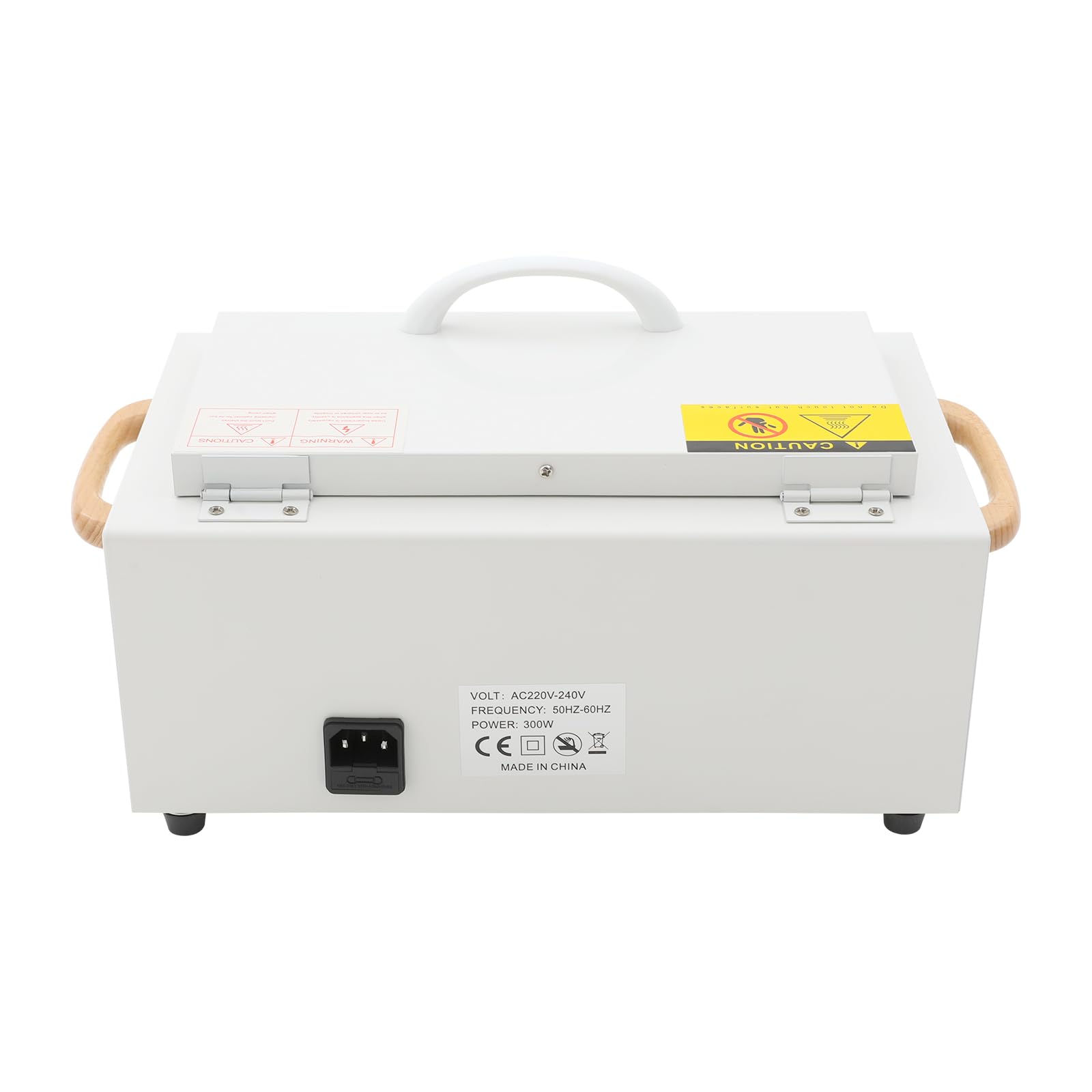 Sterylizator na gorące powietrze, 300 W, 220°C, z timerem 0-60 minut, sterylizator wysokotemperaturowy 2 l do narzędzi do paznokci, kosmetyków, salonu fryzjerskiego i salonu piękności