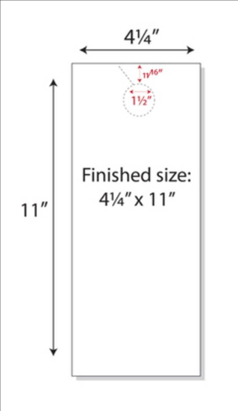 Print-Ready Door Hangers (4-1/4