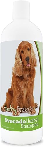 Healthy Breeds Cocker Spaniel Champú de hierbas para perros de aguacate 16 oz