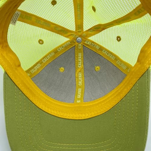 Califari New York Sour Diesel Trucker Hat - with Snapback & Breathable Mesh