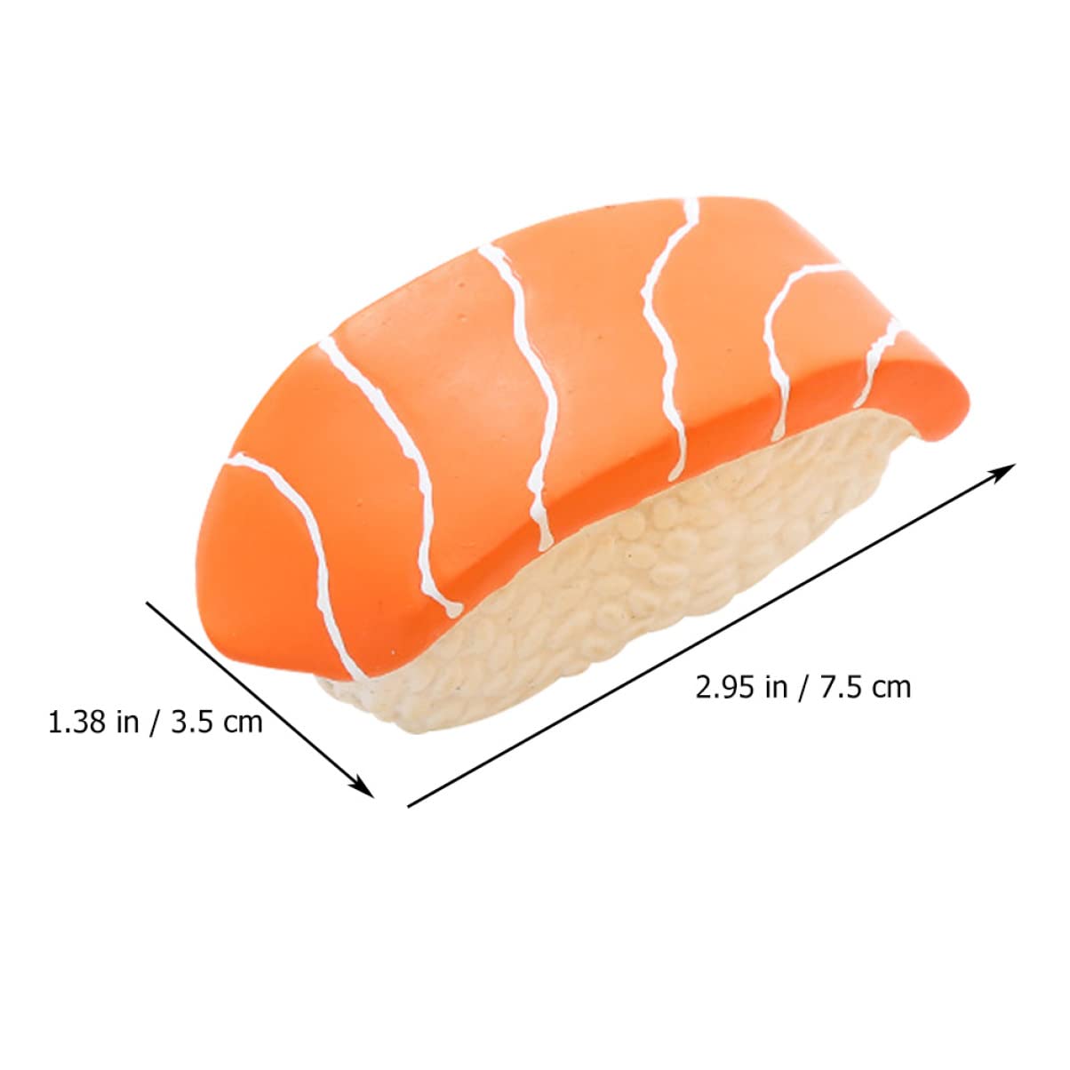 minkissy 5 Sets Tragbares Hundespielzeug Interaktives Backenzahnspielzeug Für Hunde Und Lustiges Kauspielzeug in Sushi-Form Für Hundespielzeug 2 Stück * 5