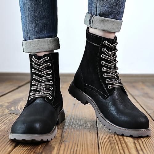 Image of COSIDRAM Men's Casual Oxford Boots Classic Suede Chukka Boot Comfort Business Dress Shoes Lace Boots