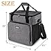 BAGLHER Coffee Maker Travel Bag Compatible with Keurig K-Classic、Keurig K-Elite、Keurig K-Compact or Other Accessories, Portable Coffee Maker Case with Shoulder Strap for Travel, Grey