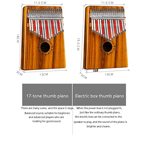 17 touches Kalimba Pouce Doigt Piano 17 touches en bois massif Instrument de musique Marimba Instrument de musique… - Les Beatles, Paul McCartney, John Lennon, RIngo Starr, George Harrison 17 touches Kalimba Pouce Doigt Piano 17 touches en bois massif Instrument de musique Marimba Instrument de musique… – Image 4
