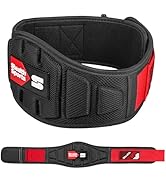Stealth Sports Weight Lifting Belt – 6.5” Back Support Padded Workout Belt Auto Lock Buckle – Neo...
