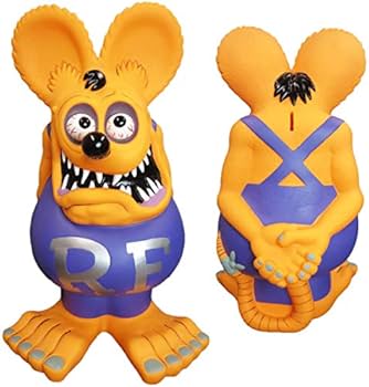 Rat Fink Coin Bank Jumbo Big Piggy Bank Orange Funko 64cm